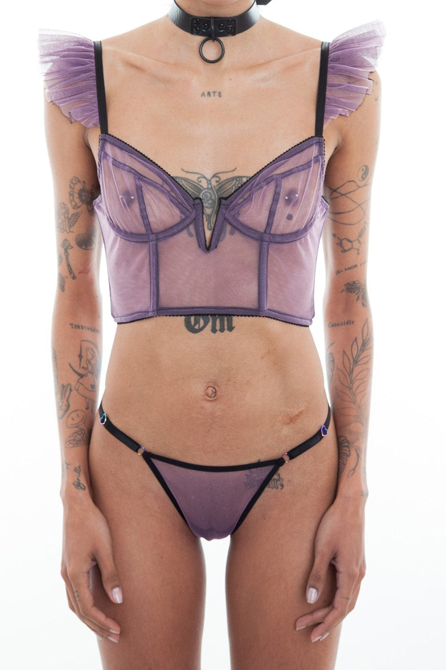 Iris Tulle Thong