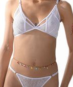 Kalho – Body Chain / Golden Waist Chain with Charms and Pearls