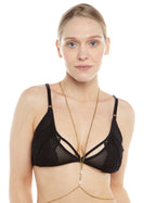 Oracle Bralette – Sheer Mesh & Black Lace Bralette
