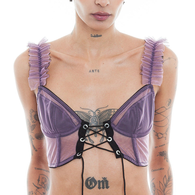 Violet Tulle Bustier