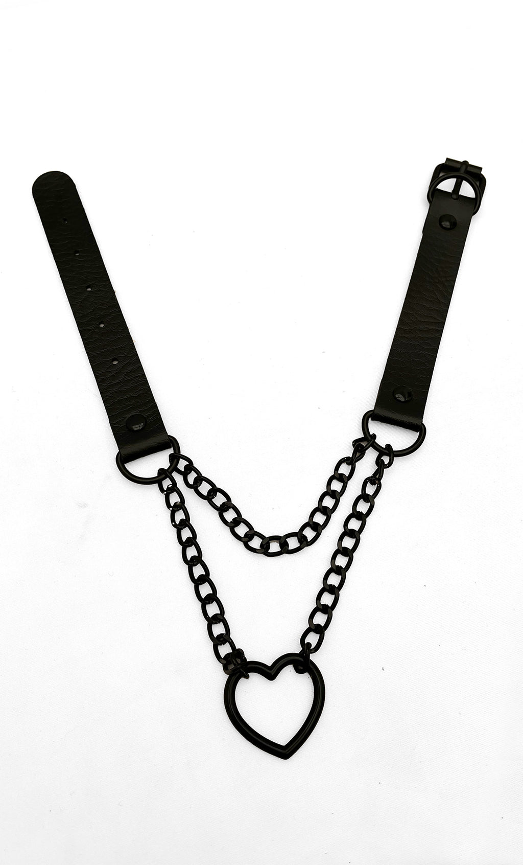 Ritual Black Heart Chain Choker
