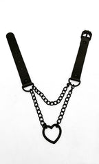 Ritual Black Heart Chain Choker