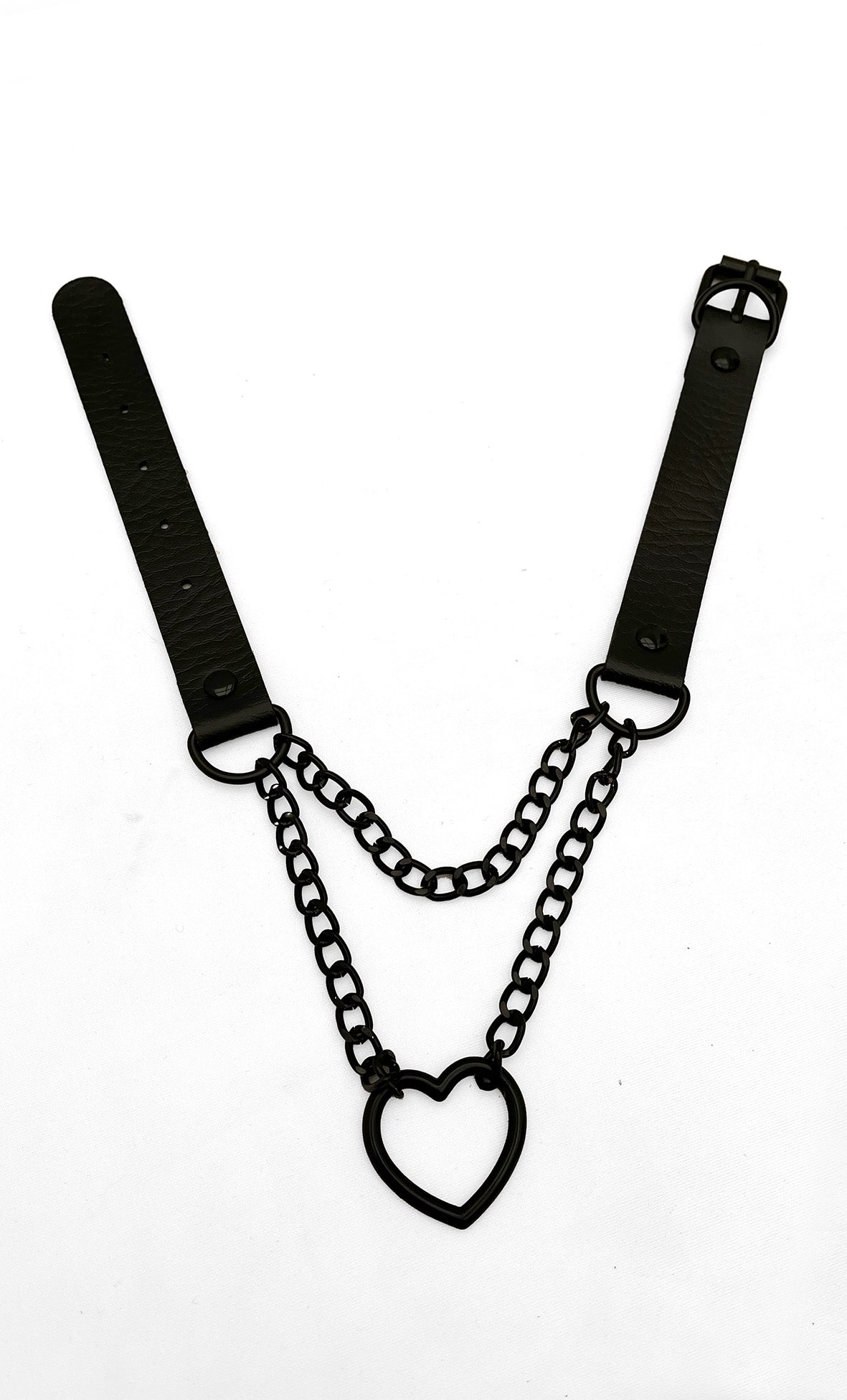 Ritual Black Heart Chain Choker