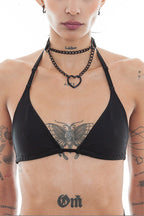 Ritual Black Heart Chain Choker