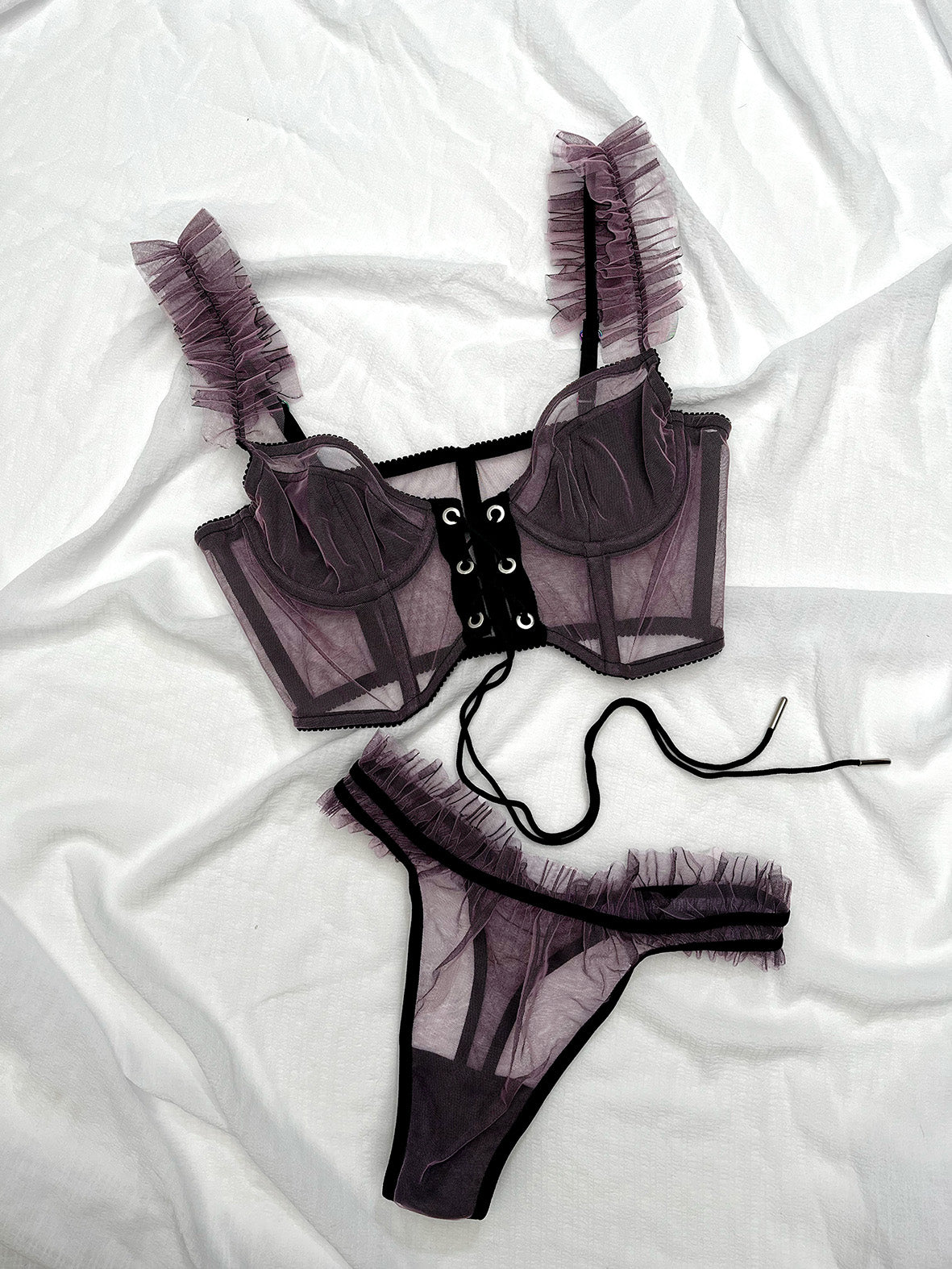 Violet Tulle Bustier