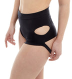 Le Danseur Shorts — Black Festival Mini Shorts | Cut-Out Dance Lingerie